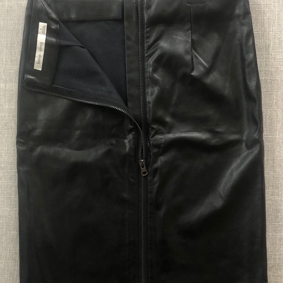 Bishop + Young Vegan Leather Skirt - Picture 2 of 2